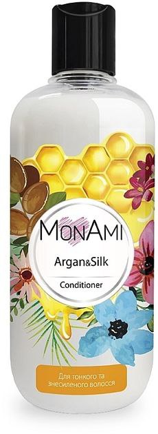 Кондиціонер Argan&Silk, MonAmi 500мл